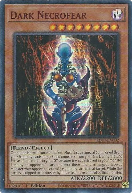 Dark Necrofear (Red) [LDS3-EN002] Ultra Rare | Gaming Infinity