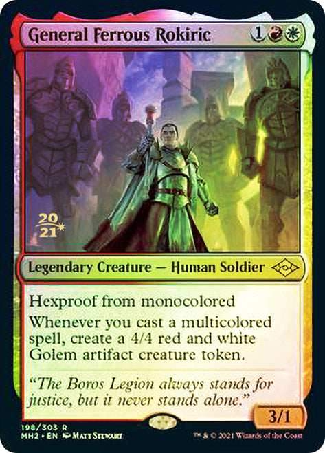 General Ferrous Rokiric [Modern Horizons 2 Prerelease Promos] | Gaming Infinity