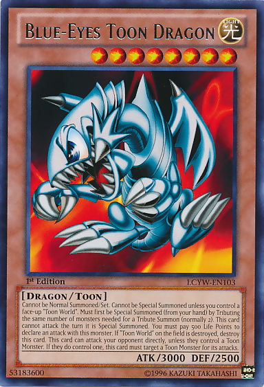 Blue-Eyes Toon Dragon [LCYW-EN103] Rare | Gaming Infinity