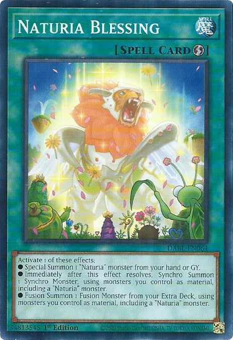 Naturia Blessing [DABL-EN064] Common | Gaming Infinity