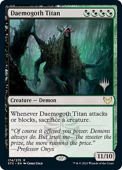 Daemogoth Titan (Promo Pack) [Strixhaven: School of Mages Promos] | Gaming Infinity