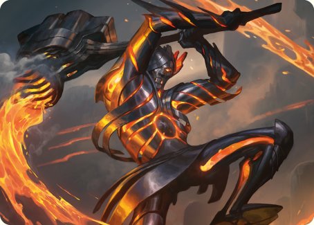 Forgehammer Centurion Art Card [Phyrexia: All Will Be One Art Series] | Gaming Infinity