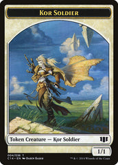 Kor Soldier // Pegasus Double-sided Token [Commander 2014 Tokens] | Gaming Infinity