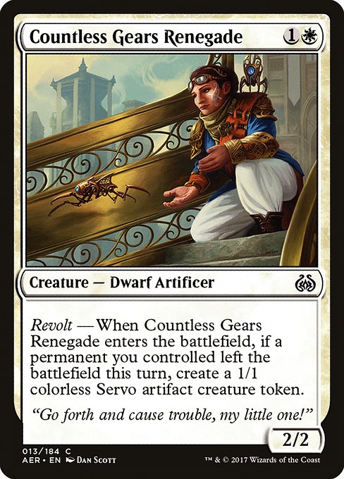 Countless Gears Renegade [Aether Revolt] | Gaming Infinity