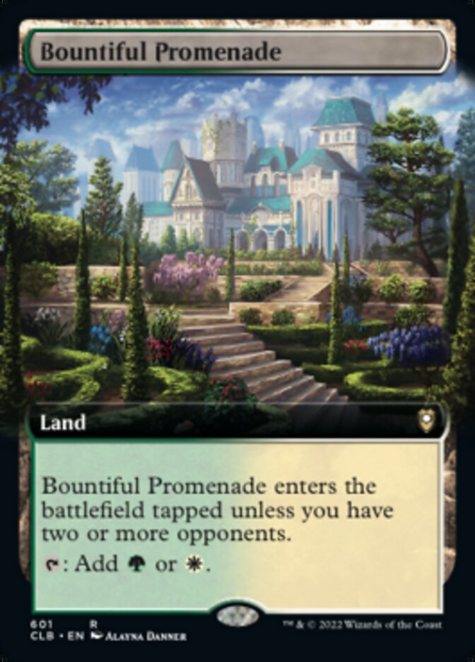 Bountiful Promenade (Extended Art) [Commander Legends: Battle for Baldur's Gate] | Gaming Infinity