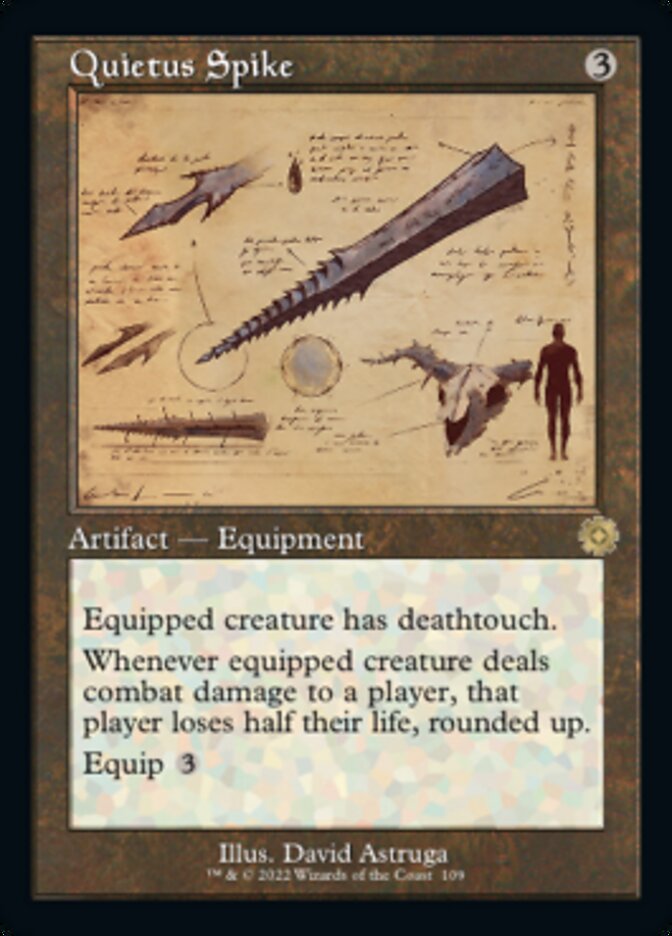 Quietus Spike (Retro Schematic) [The Brothers' War Retro Artifacts] | Gaming Infinity