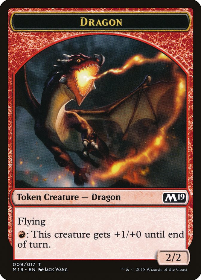 Dragon (009/017) [Core Set 2019 Tokens] | Gaming Infinity