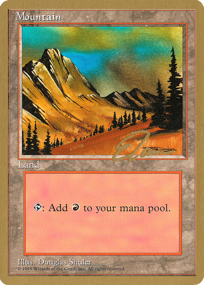 Mountain (et375) (Eric Tam) [Pro Tour Collector Set] | Gaming Infinity