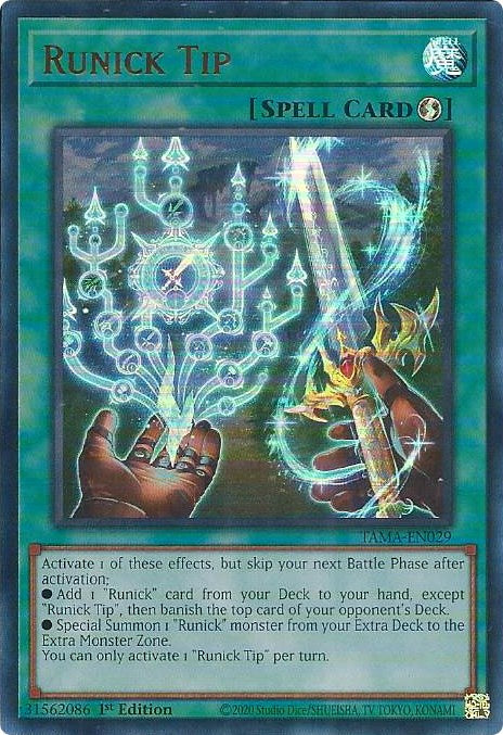 Runick Tip [TAMA-EN029] Ultra Rare | Gaming Infinity
