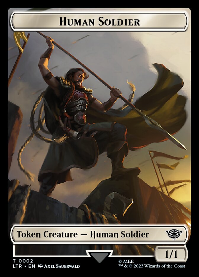 Human Soldier Token (02) [The Lord of the Rings: Tales of Middle-Earth Tokens] | Gaming Infinity