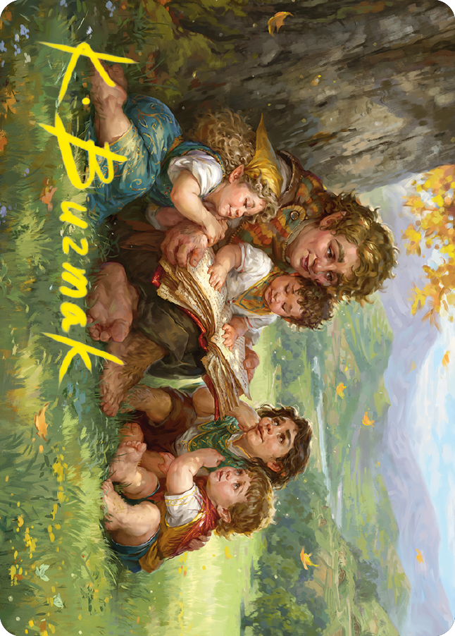 Samwise Gamgee Art Card (19/81) (Gold-Stamped Signature) [The Lord of the Rings: Tales of Middle-earth Art Series] | Gaming Infinity