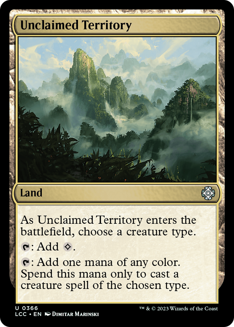 Unclaimed Territory [The Lost Caverns of Ixalan Commander] | Gaming Infinity