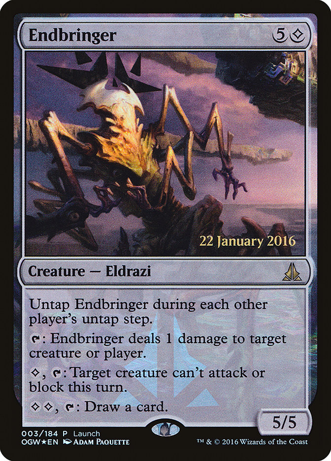 Endbringer (Prerelease) [Oath of the Gatewatch Promos] | Gaming Infinity