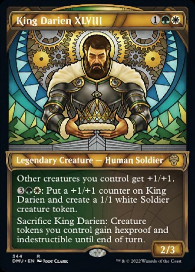 King Darien XLVIII (Showcase Textured) [Dominaria United] | Gaming Infinity