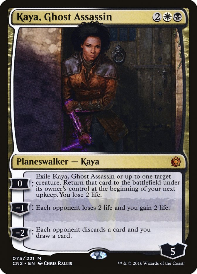 Kaya, Ghost Assassin (075/221) [Conspiracy: Take the Crown] | Gaming Infinity