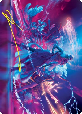 Prismari Command Art Card (Gold-Stamped Signature) [Strixhaven: School of Mages Art Series] | Gaming Infinity