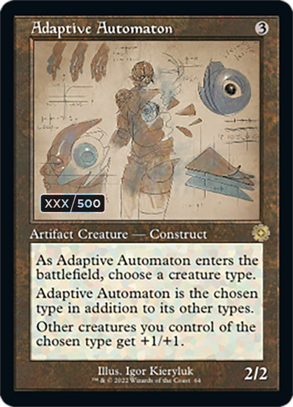 Adaptive Automaton (Retro Schematic) (Serial Numbered) [The Brothers' War Retro Artifacts] | Gaming Infinity