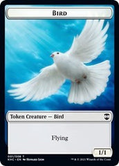 Bird // Spirit Double-sided Token [Kaldheim Commander Tokens] | Gaming Infinity