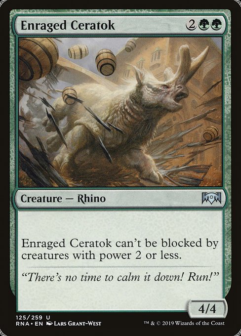 Enraged Ceratok [Ravnica Allegiance] | Gaming Infinity