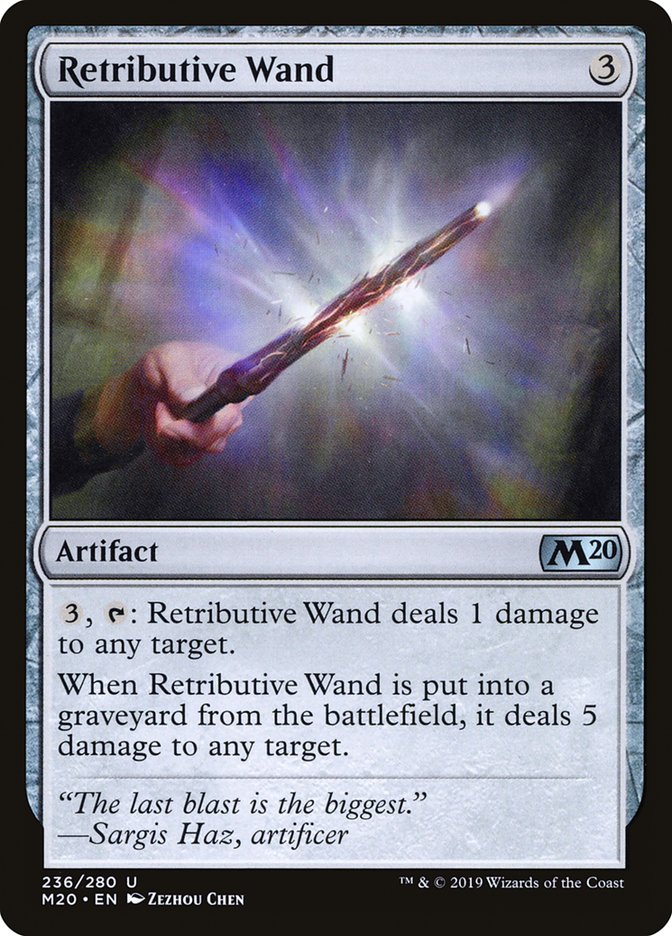 Retributive Wand [Core Set 2020] | Gaming Infinity