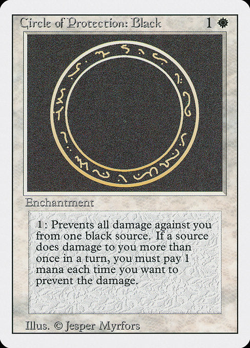 Circle of Protection: Black [Revised Edition] | Gaming Infinity