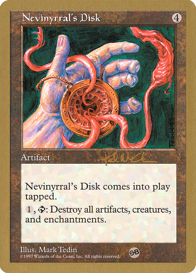 Nevinyrral's Disk (Paul McCabe) (SB) [World Championship Decks 1997] | Gaming Infinity