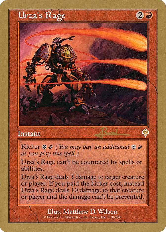 Urza's Rage (Antoine Ruel) [World Championship Decks 2001] | Gaming Infinity