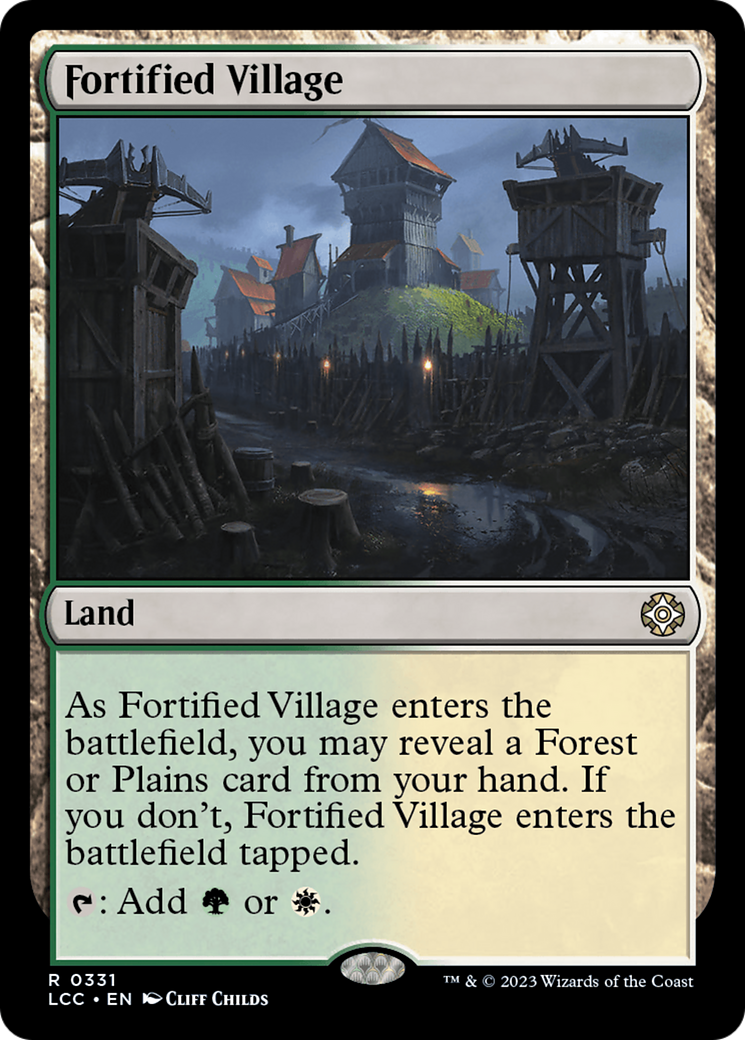 Fortified Village [The Lost Caverns of Ixalan Commander] | Gaming Infinity