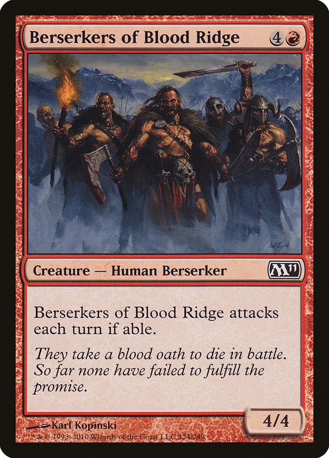 Berserkers of Blood Ridge [Magic 2011] | Gaming Infinity