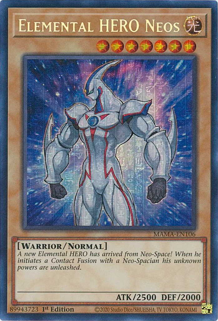 Elemental HERO Neos [MAMA-EN106] Ultra Pharaoh's Rare | Gaming Infinity