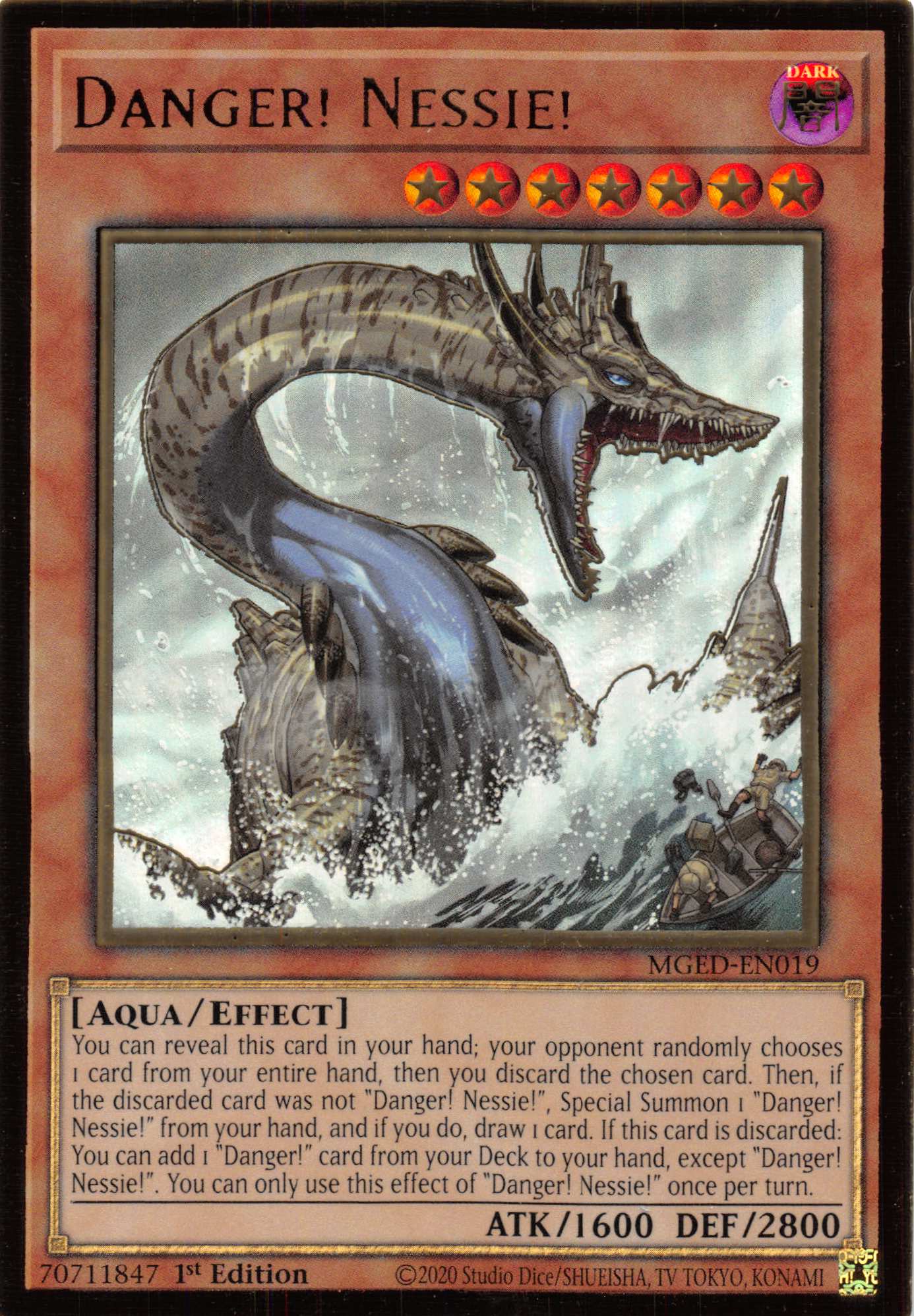 Danger! Nessie! [MGED-EN019] Gold Rare | Gaming Infinity