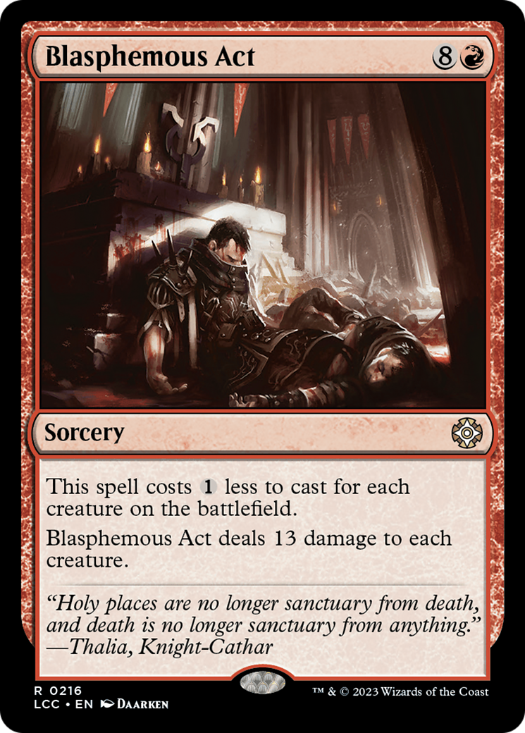 Blasphemous Act [The Lost Caverns of Ixalan Commander] | Gaming Infinity