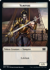 Elemental // Vampire Double-sided Token [Double Masters 2022 Tokens] | Gaming Infinity