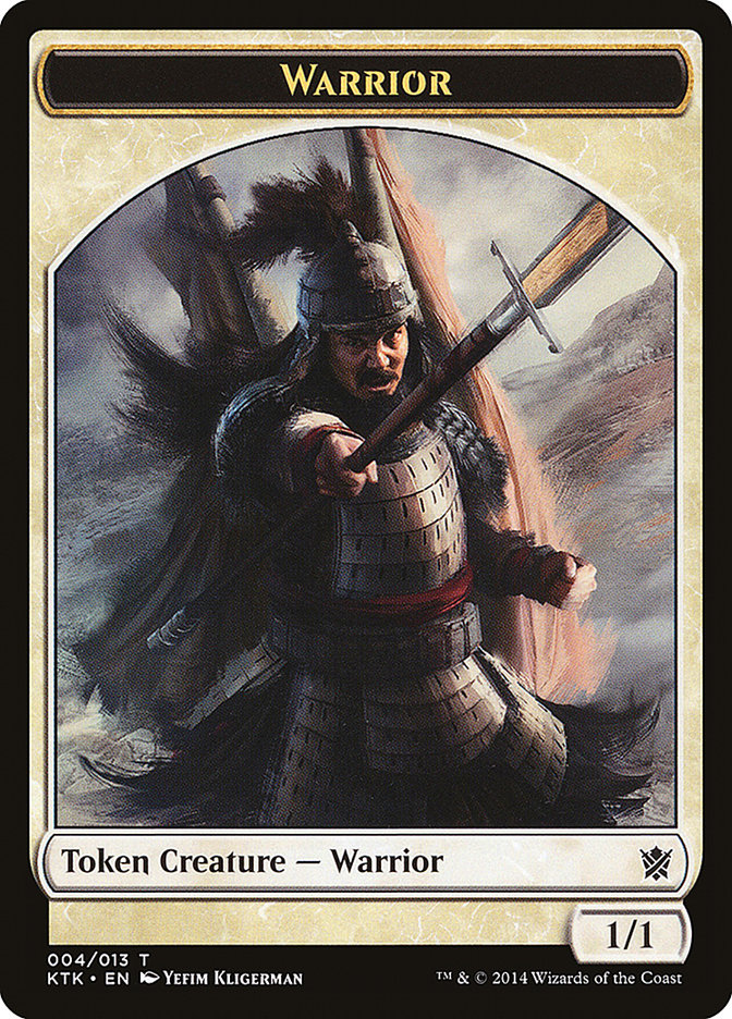 Warrior (004/013) [Khans of Tarkir Tokens] | Gaming Infinity