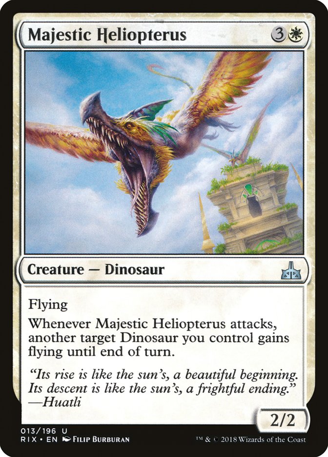 Majestic Heliopterus [Rivals of Ixalan] | Gaming Infinity