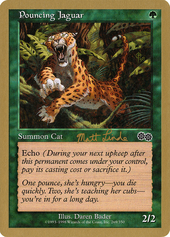 Pouncing Jaguar (Matt Linde) [World Championship Decks 1999] | Gaming Infinity