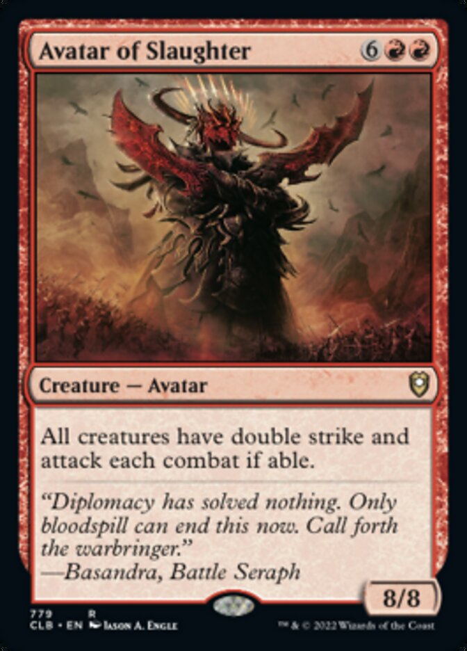 Avatar of Slaughter [Commander Legends: Battle for Baldur's Gate] | Gaming Infinity
