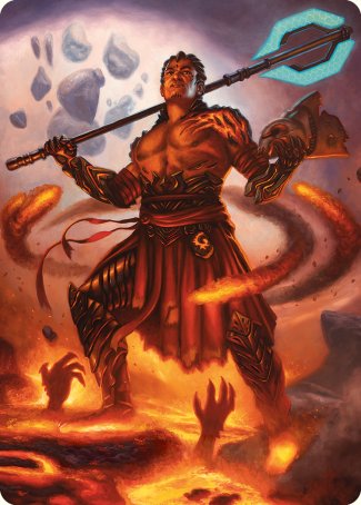 Koth, Fire of Resistance Art Card [Phyrexia: All Will Be One Art Series] | Gaming Infinity
