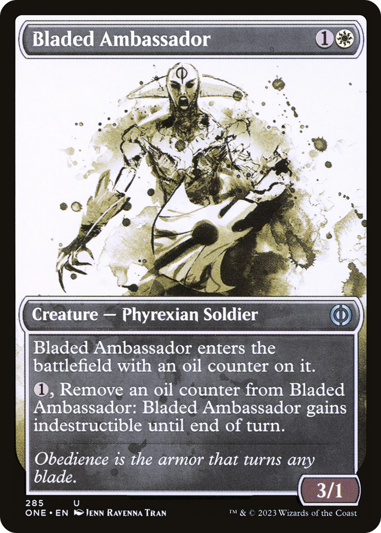Bladed Ambassador (Showcase Ichor) [Phyrexia: All Will Be One] | Gaming Infinity