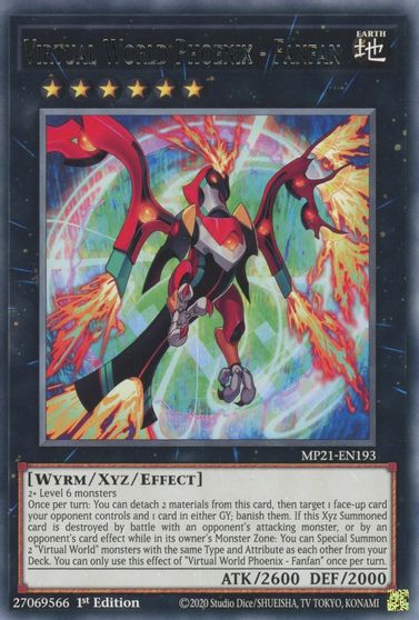 Virtual World Phoenix - Fanfan [MP21-EN193] Rare | Gaming Infinity