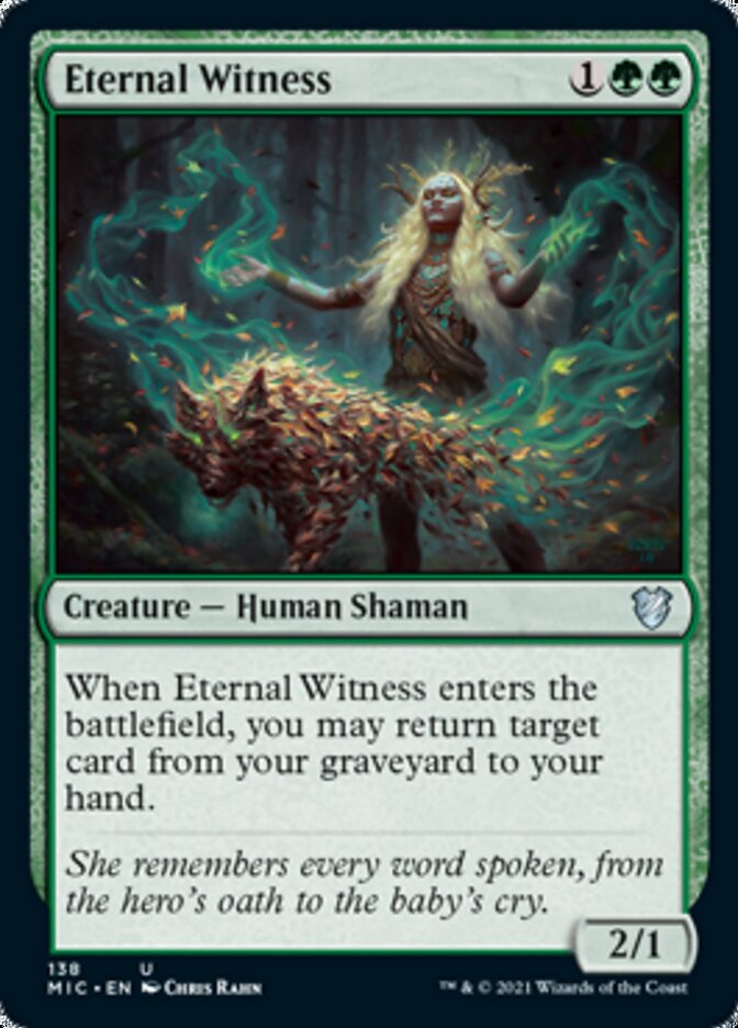 Eternal Witness [Innistrad: Midnight Hunt Commander] | Gaming Infinity