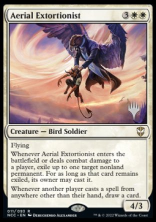 Aerial Extortionist (Promo Pack) [Streets of New Capenna Commander Promos] | Gaming Infinity