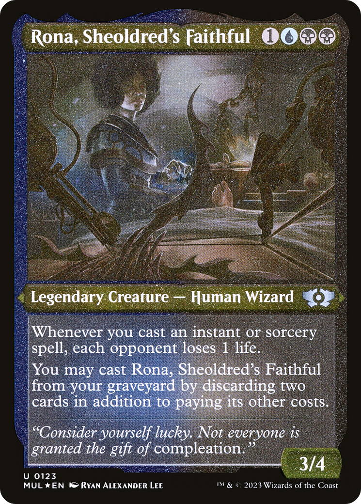 Rona, Sheoldred's Faithful (Foil Etched) [Multiverse Legends] | Gaming Infinity