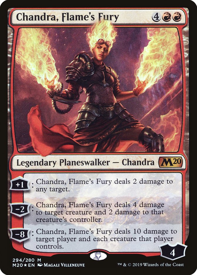 Chandra, Flame's Fury [Core Set 2020] | Gaming Infinity