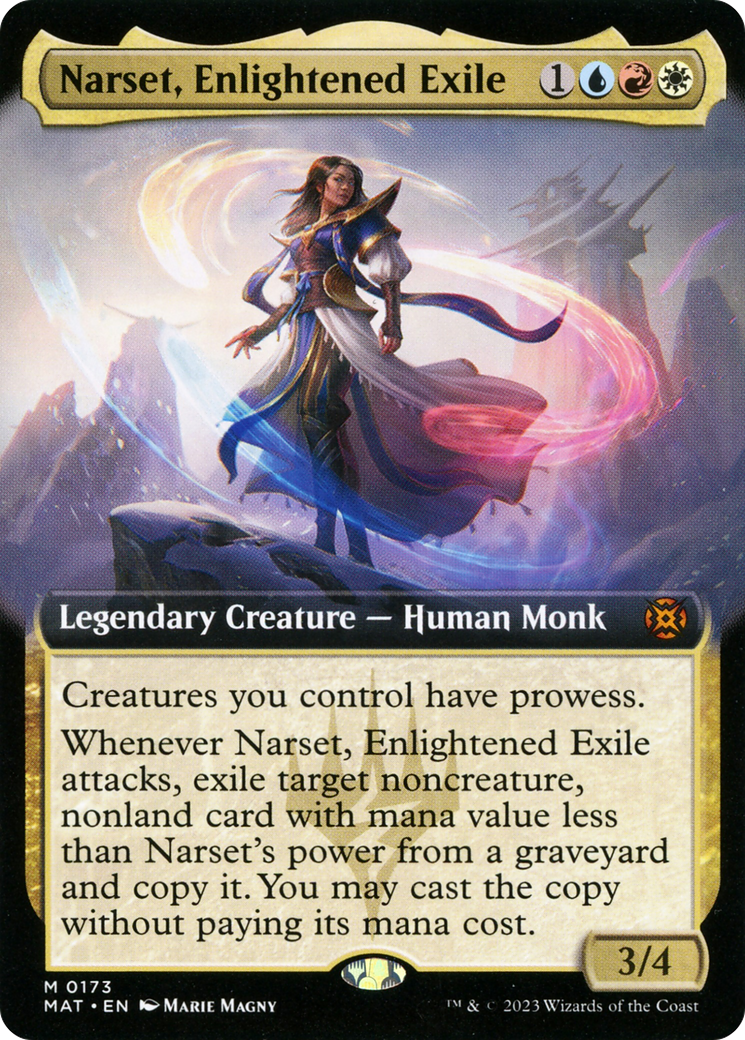 Narset, Enlightened Exile (Extended Art) [March of the Machine: The Aftermath] | Gaming Infinity