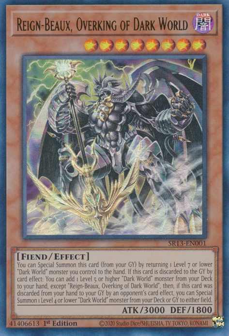 Reign-Beaux, Overking of Dark World [SR13-EN001] Ultra Rare | Gaming Infinity