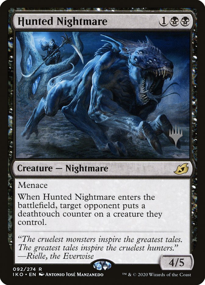 Hunted Nightmare (Promo Pack) [Ikoria: Lair of Behemoths Promos] | Gaming Infinity