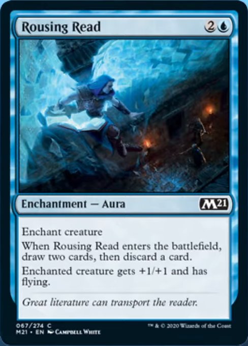 Rousing Read [Core Set 2021] | Gaming Infinity