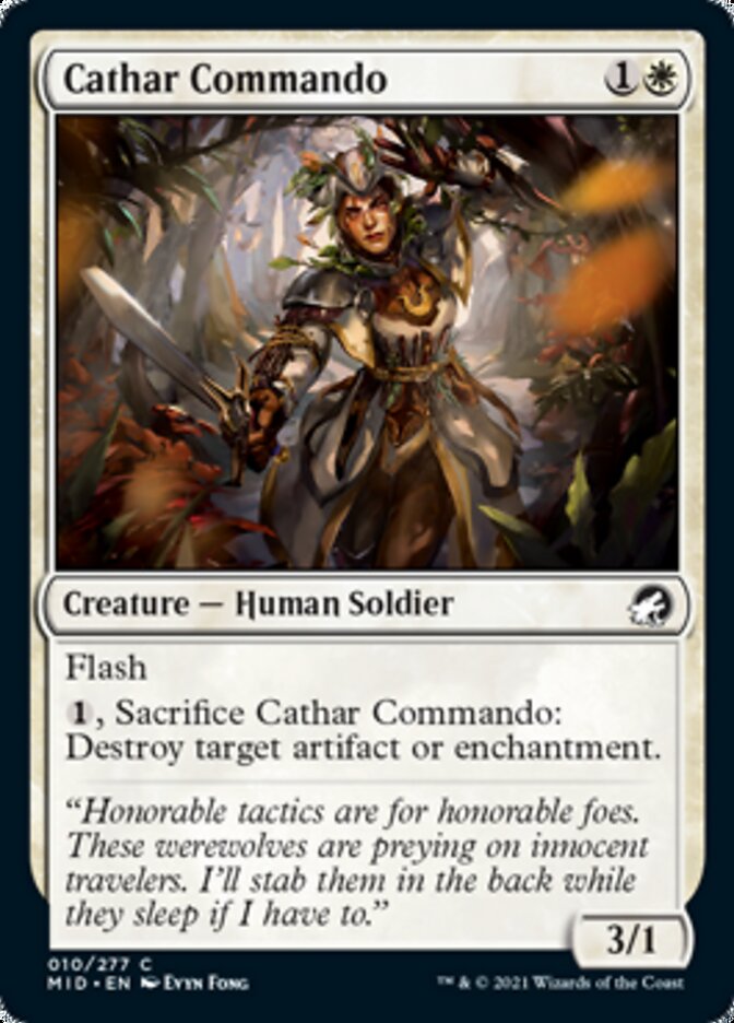 Cathar Commando [Innistrad: Midnight Hunt] | Gaming Infinity