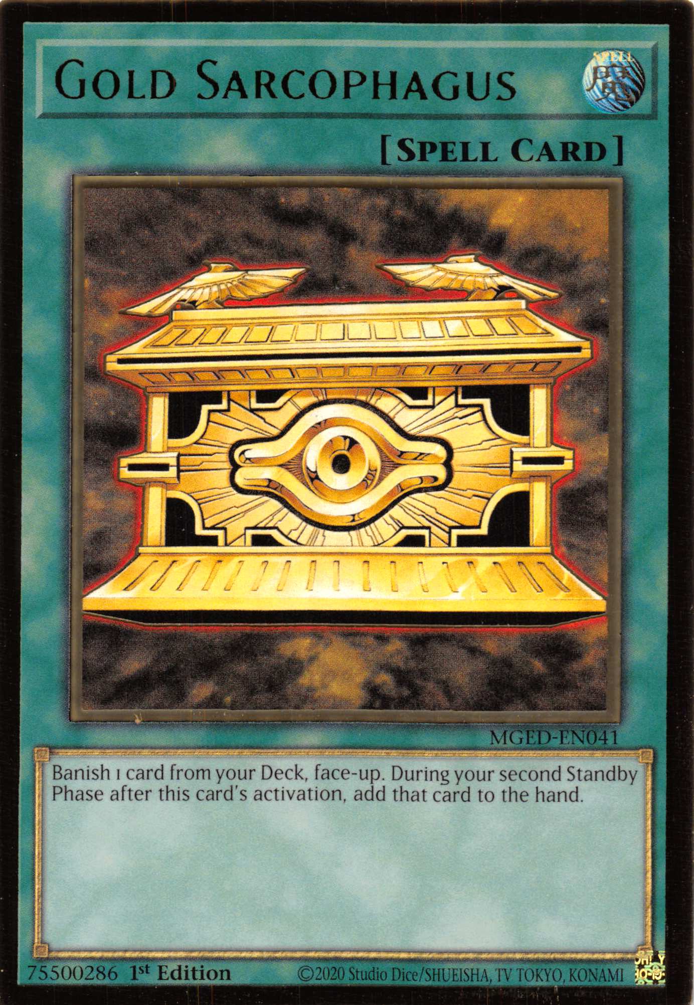 Gold Sarcophagus [MGED-EN041] Gold Rare | Gaming Infinity